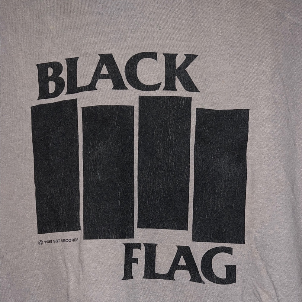Black Flag Gray T-Shirt